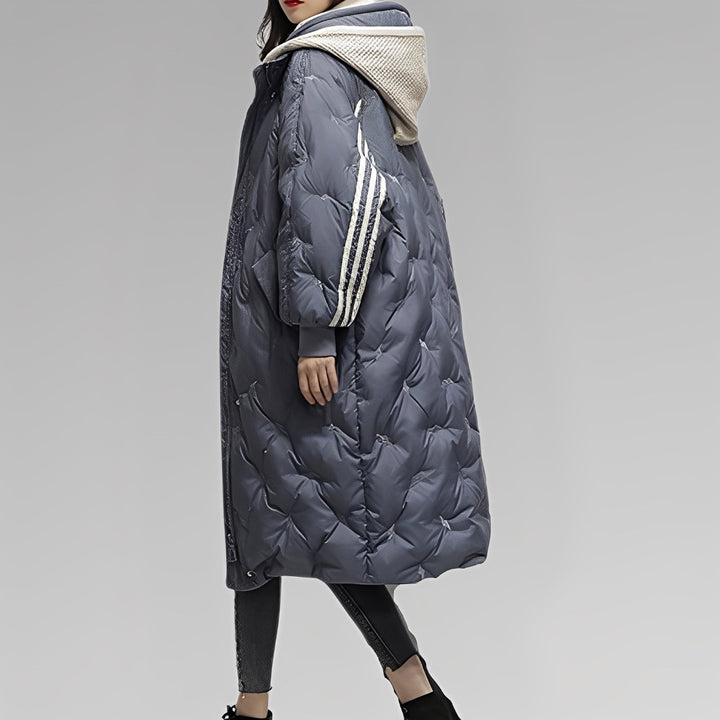 Tiril – Lange Damen-Daunenjacke