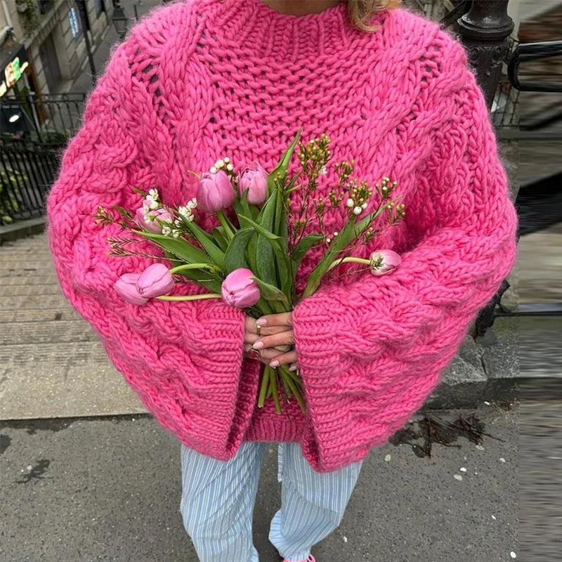 Tjaya - Vintage Gestrickter pullover