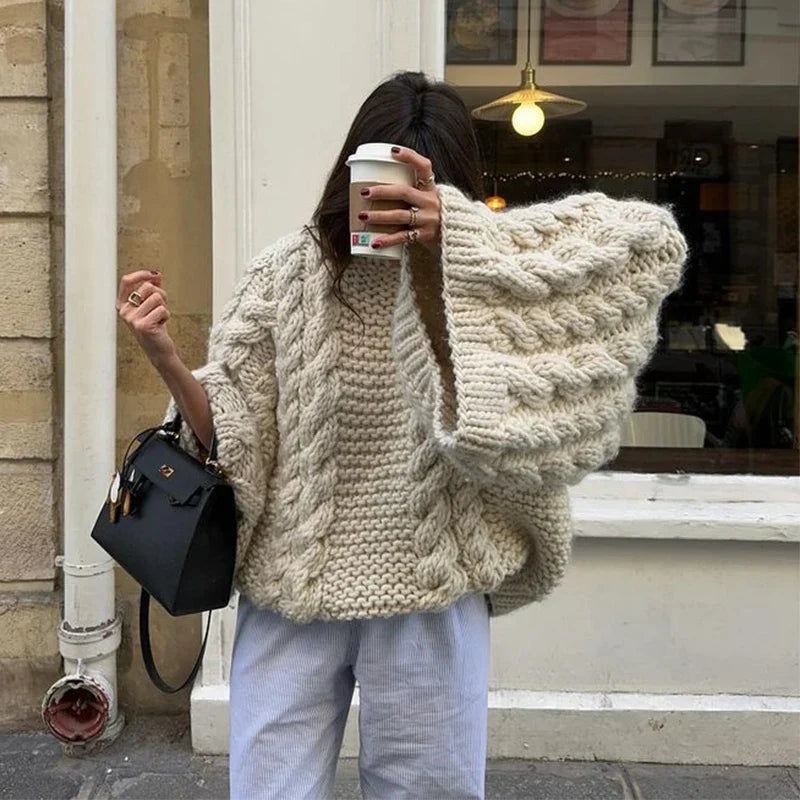 Tjaya - Vintage Gestrickter pullover