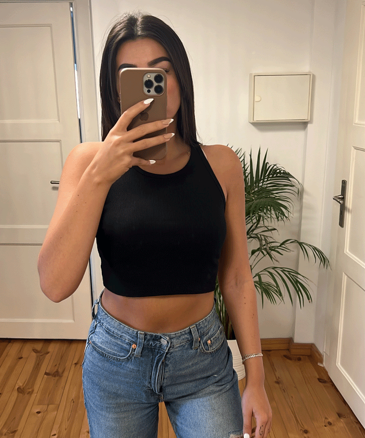 Top Chamie Schwarz