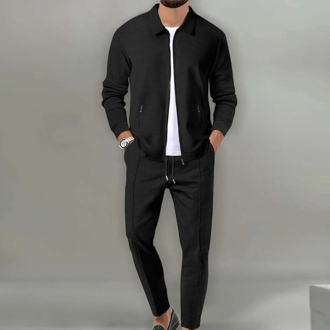 Tracksuit Herren | Reißverschlussjacke & Bequemer Bund