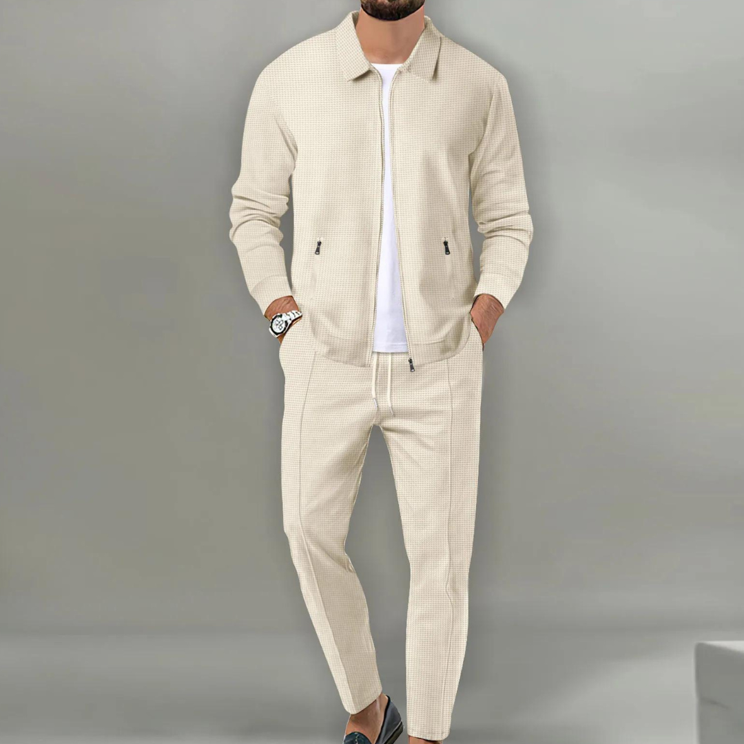 Tracksuit Herren | Reißverschlussjacke & Bequemer Bund