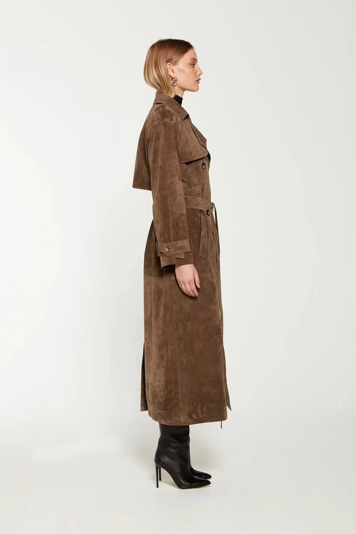 Trenchcoat Damen | Taillierender Gürtel & Zeitlos Elegant