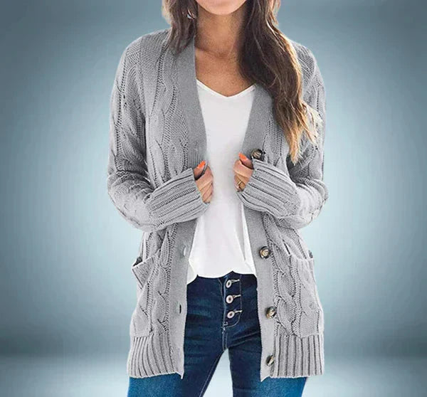 Trendige Strickjacke für Frauen