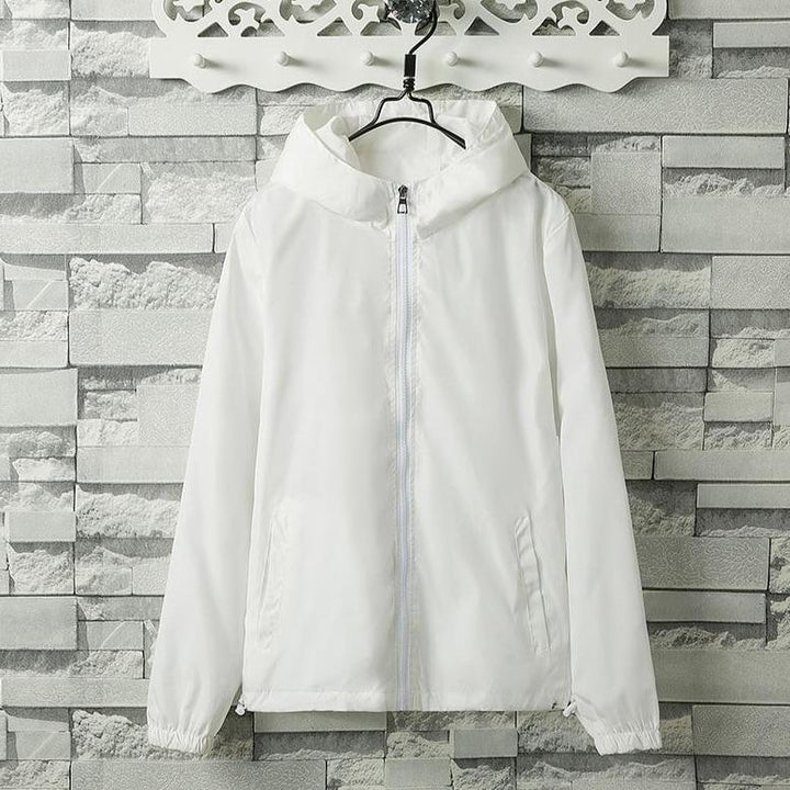 Übergangsjacke Damen | Regenjacke Damen | Kapuze & Kordelzug gegen Wind