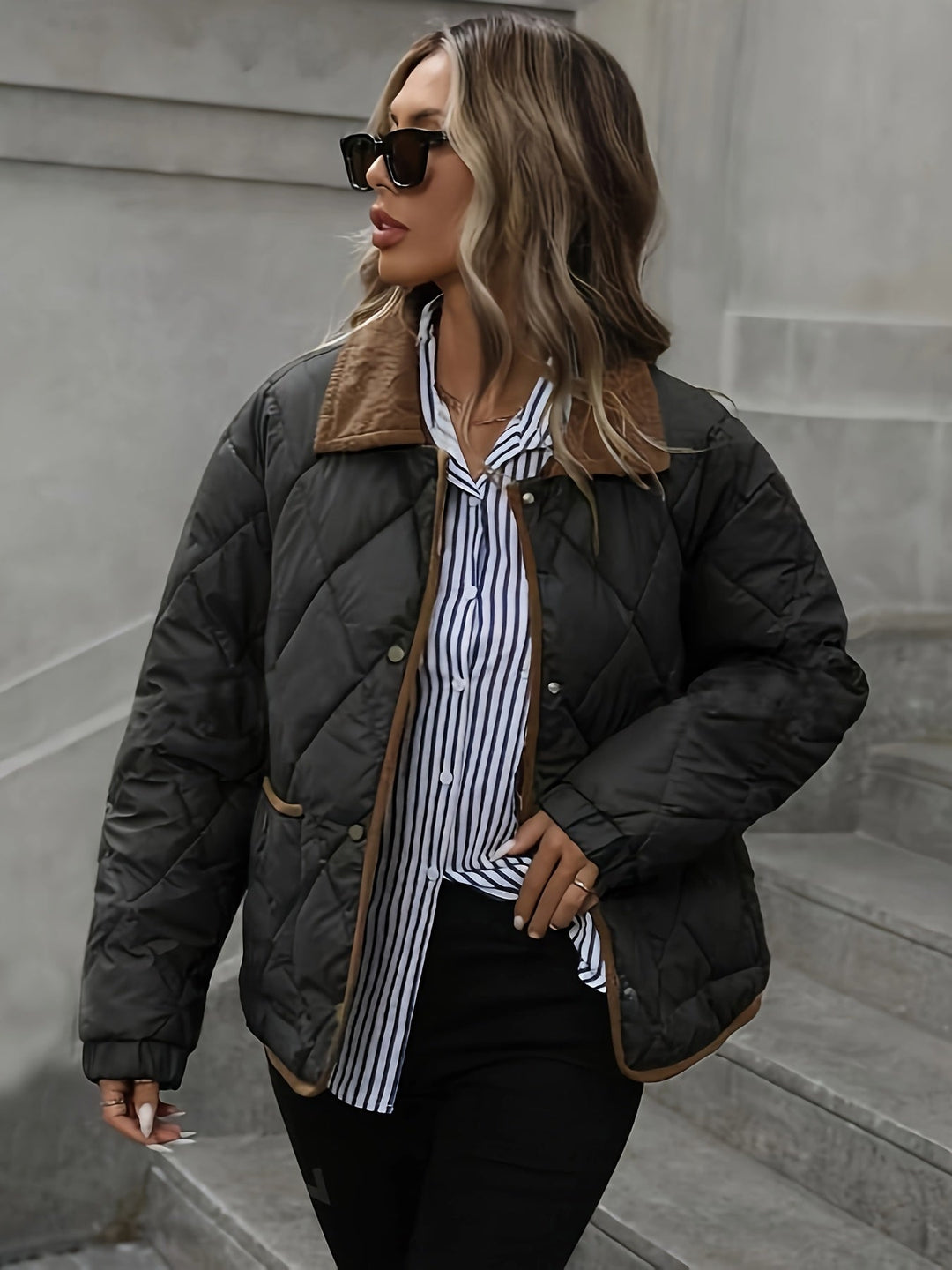 Übergangsjacke Damen | Steppjacke Damen | Winddicht & angenehm wärmend