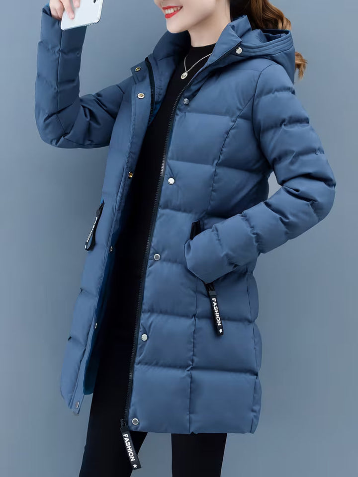 Übergangsjacke Damen | Steppmantel Damen | Kapuze & Windschutz
