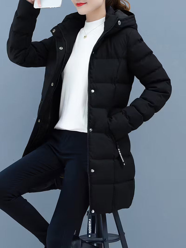 Übergangsjacke Damen | Steppmantel Damen | Kapuze & Windschutz