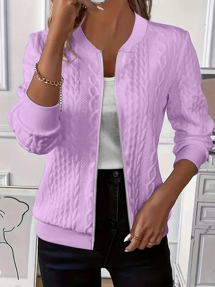 Übergangsjacke Damen | Sweatjacke Damen | Kapuze & Zipper für entspannten Komfort