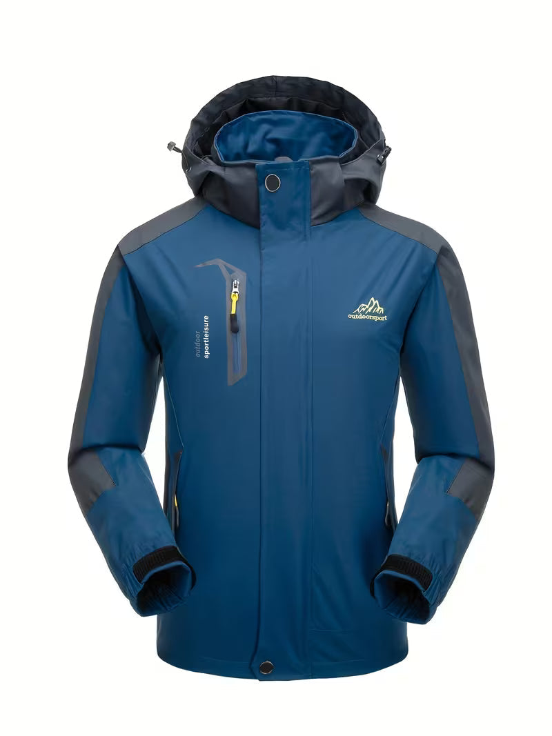 Übergangsjacke Herren | Herren Steppjacke | Winddicht & Kapuze für zuverlässigen Schutz
