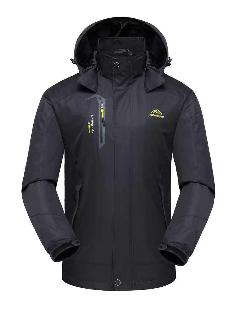 Übergangsjacke Herren | Herren Steppjacke | Winddicht & Kapuze für zuverlässigen Schutz