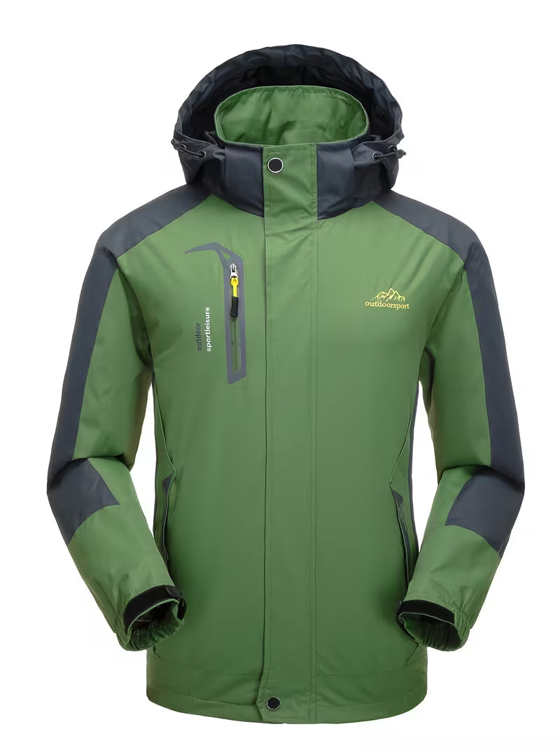 Übergangsjacke Herren | Herren Steppjacke | Winddicht & Kapuze für zuverlässigen Schutz