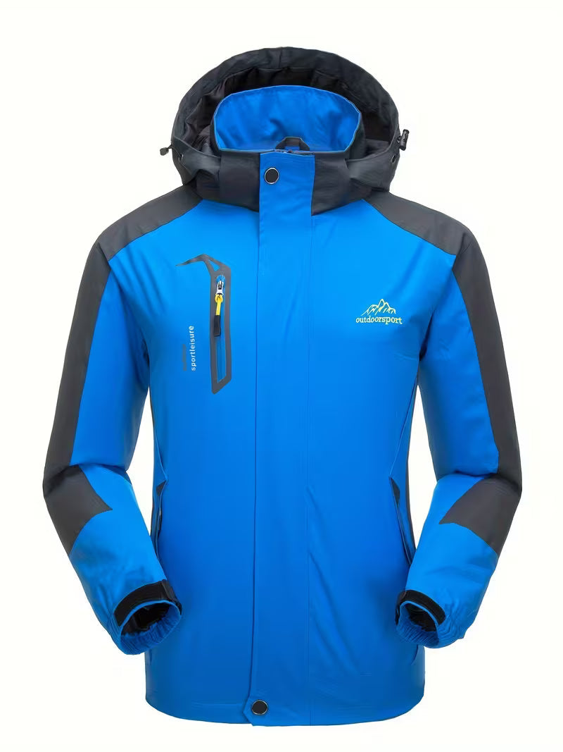 Übergangsjacke Herren | Herren Steppjacke | Winddicht & Kapuze für zuverlässigen Schutz