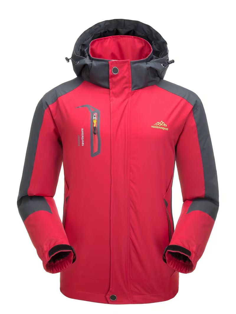 Übergangsjacke Herren | Herren Steppjacke | Winddicht & Kapuze für zuverlässigen Schutz