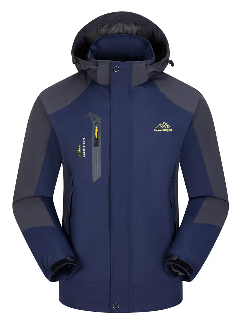 Übergangsjacke Herren | Herren Steppjacke | Winddicht & Kapuze für zuverlässigen Schutz