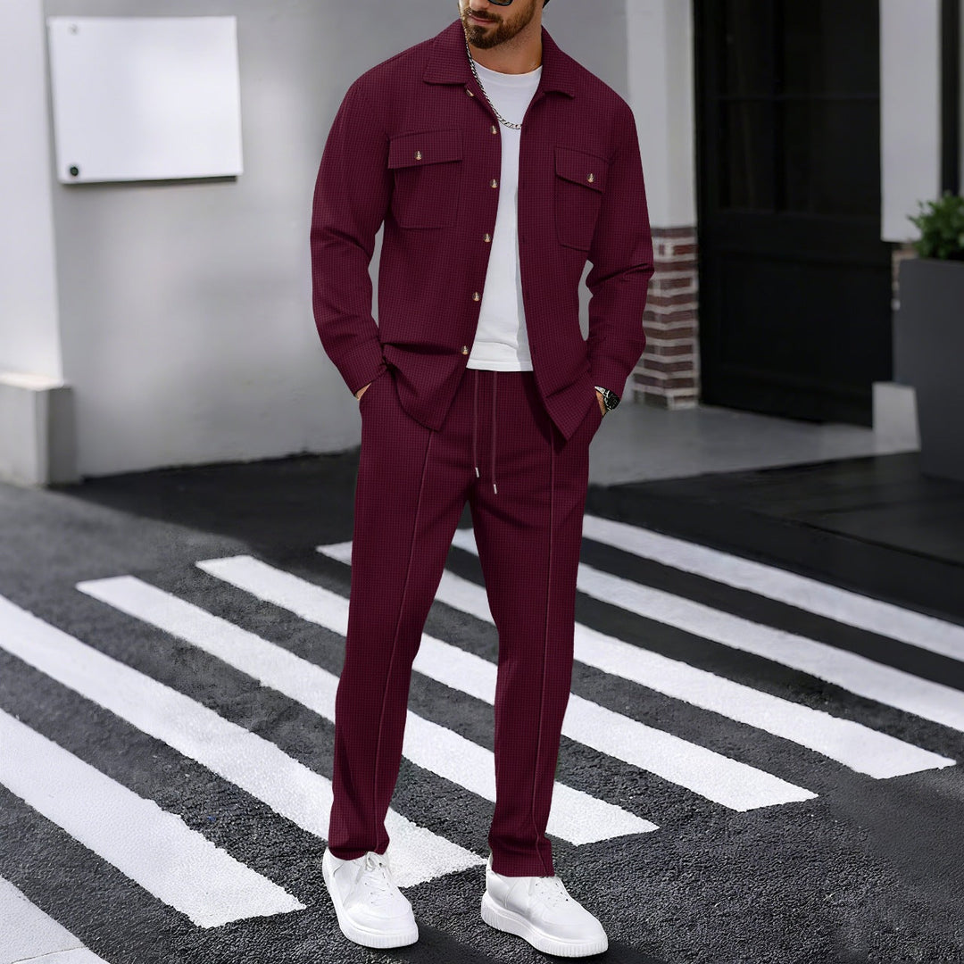 Übergangsjacke Herren | Jacke Herren | 2-teilig & geprägt für klaren Look
