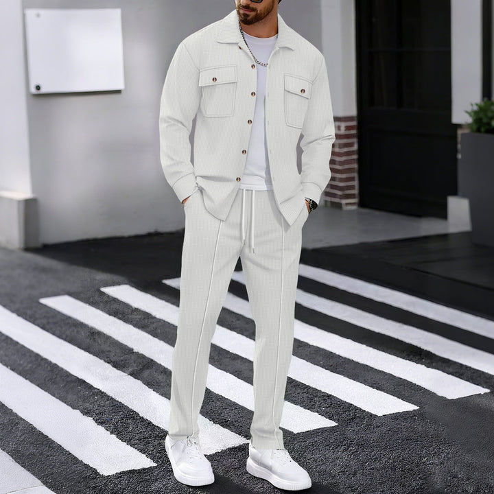 Übergangsjacke Herren | Jacke Herren | 2-teilig & geprägt für klaren Look