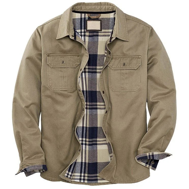 Übergangsjacke Herren | Knopfleiste & Brusttaschen-Stauraum