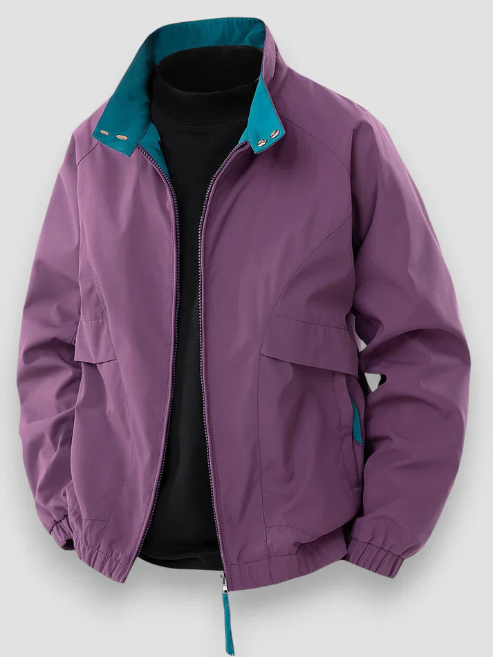 Übergangsjacke Herren | Reißverschluss & Stehkragen-Schutz