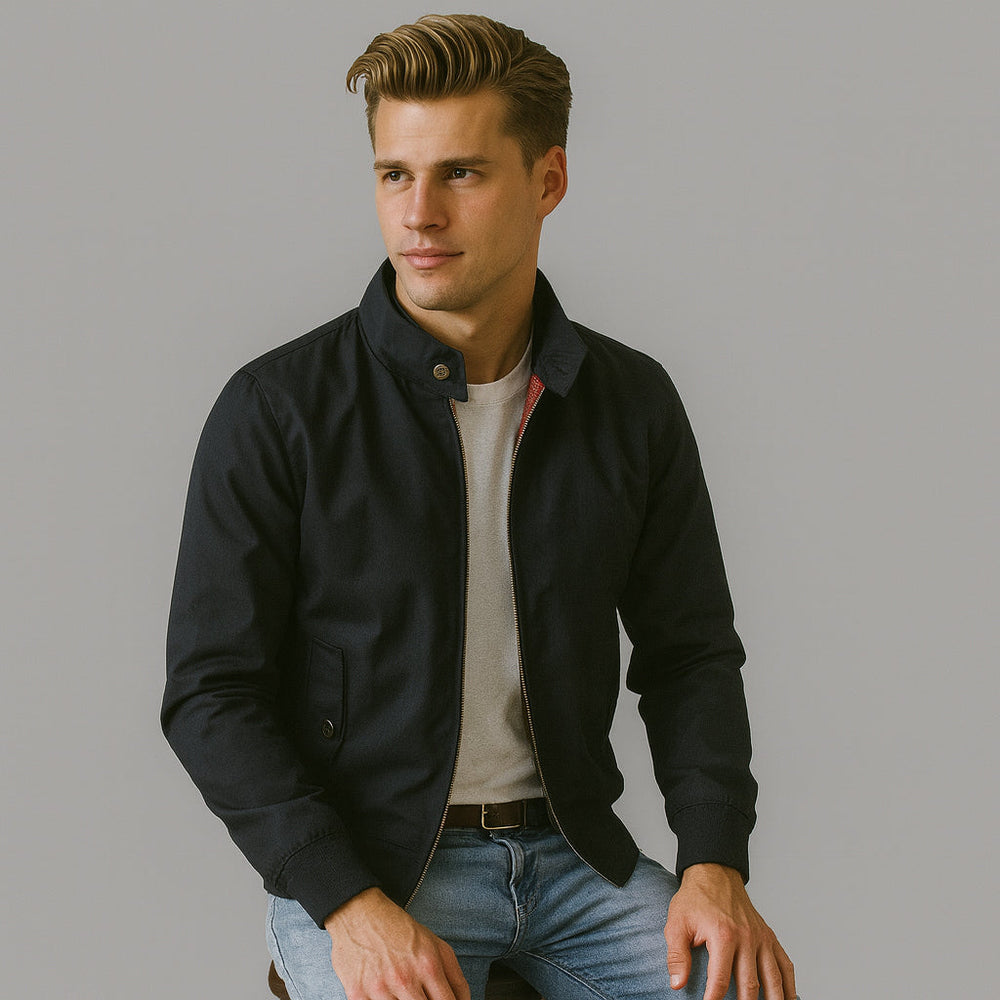 Übergangsjacke Herren | Reißverschluss & Windschutz
