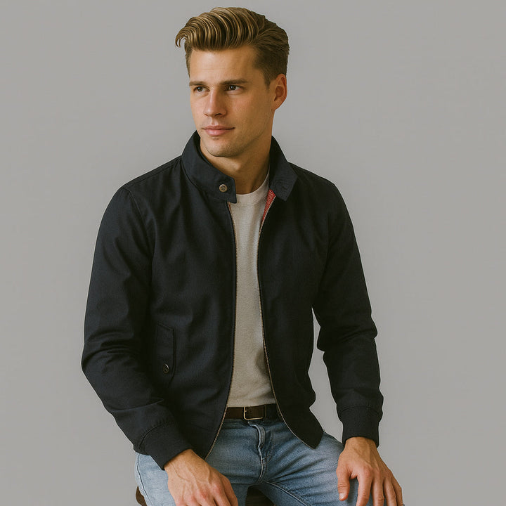 Übergangsjacke Herren | Reißverschluss & Windschutz