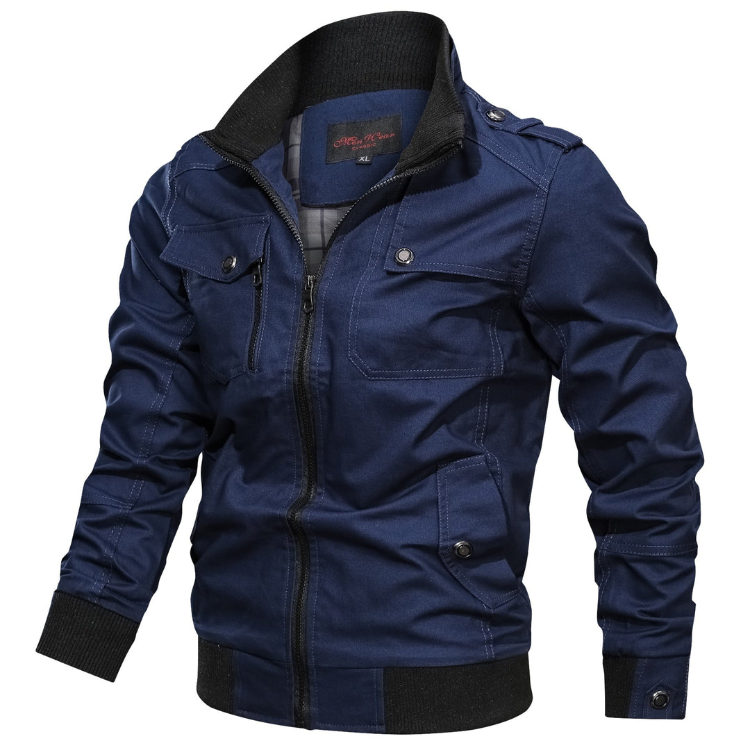 Übergangsjacke Herren | Stehkragen & Klassischer Utility-Look