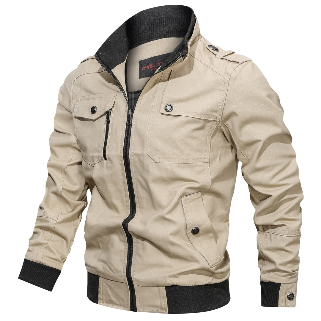 Übergangsjacke Herren | Stehkragen & Klassischer Utility-Look
