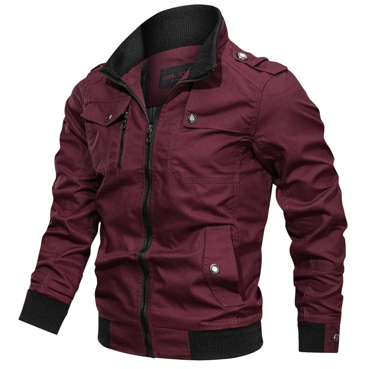 Übergangsjacke Herren | Stehkragen & Klassischer Utility-Look