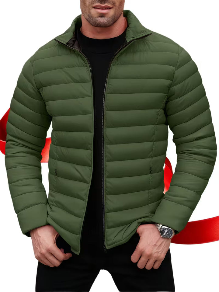 Übergangsjacke Herren | Steppjacke | Winddicht & wärmend mit Reißverschlusstaschen