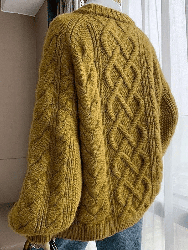 Übergroßer Pullover mit ausdrucksstarkem Druck