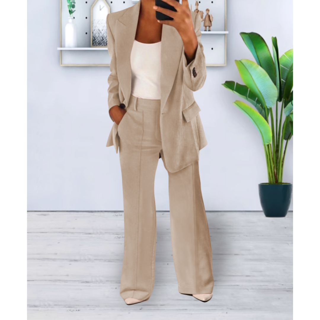 Katharina – Damen Zweiteiliger Blazer-Hosenanzug
