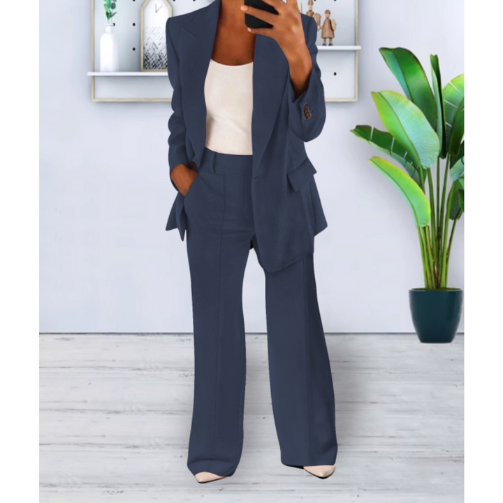 Katharina – Damen Zweiteiliger Blazer-Hosenanzug