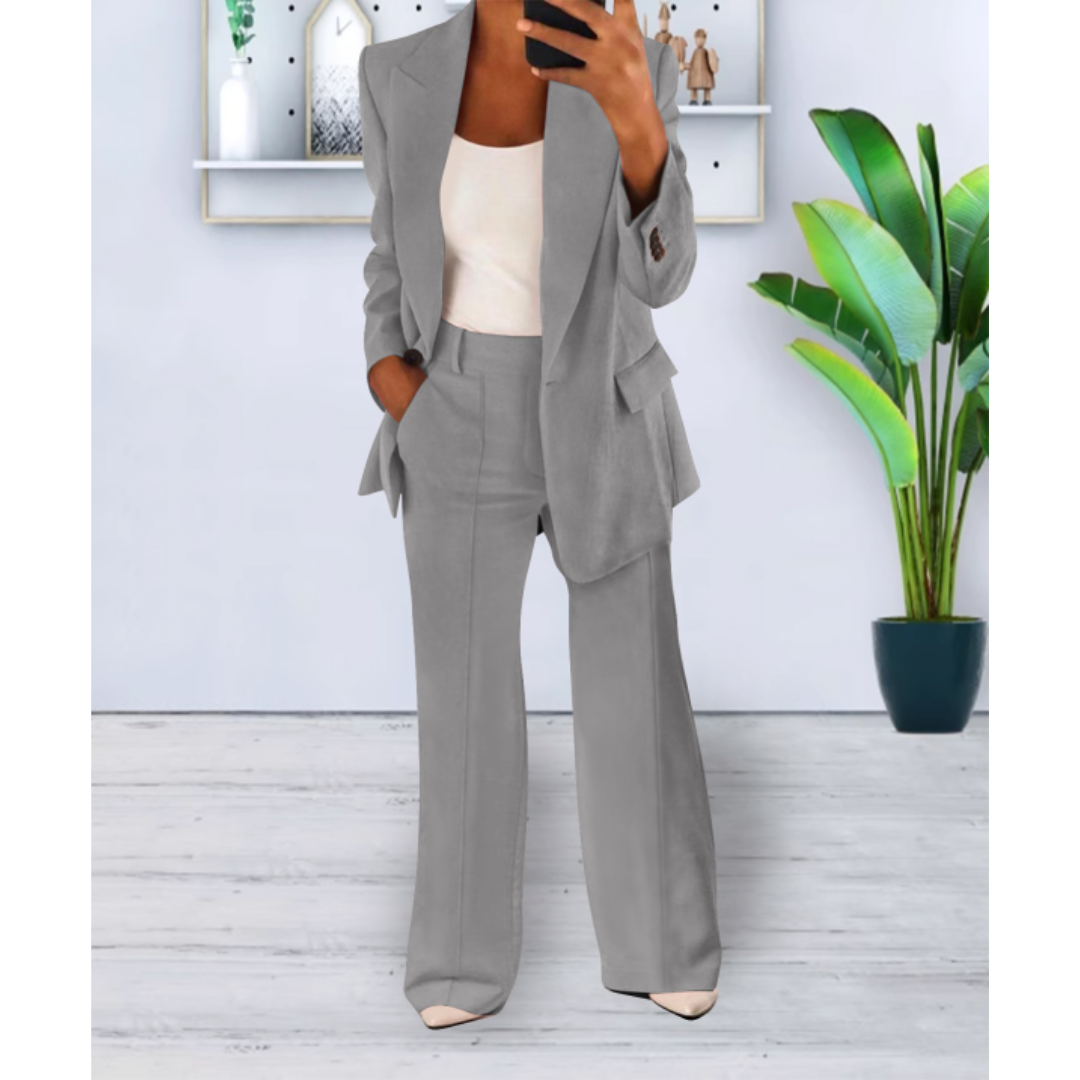 Katharina – Damen Zweiteiliger Blazer-Hosenanzug