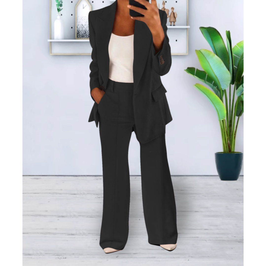 Katharina – Damen Zweiteiliger Blazer-Hosenanzug