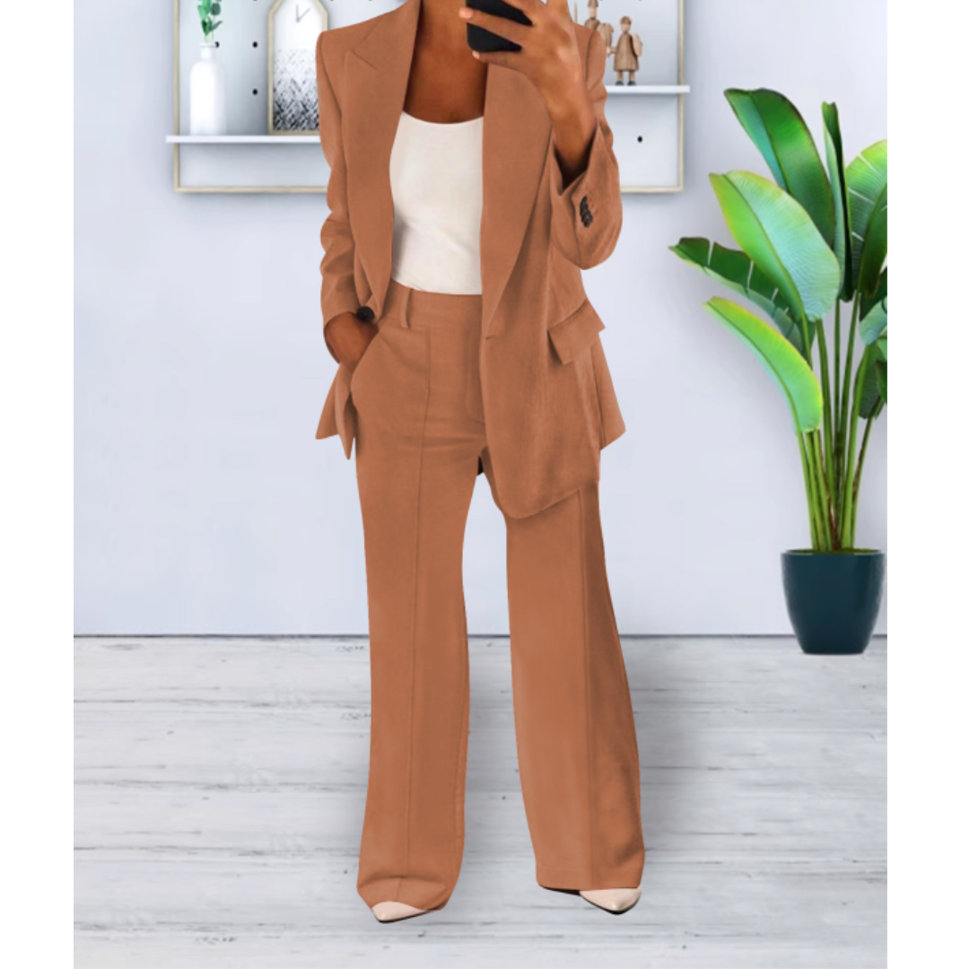 Katharina – Damen Zweiteiliger Blazer-Hosenanzug