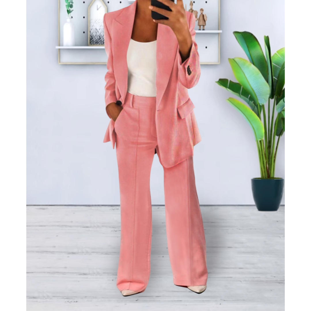 Katharina – Damen Zweiteiliger Blazer-Hosenanzug