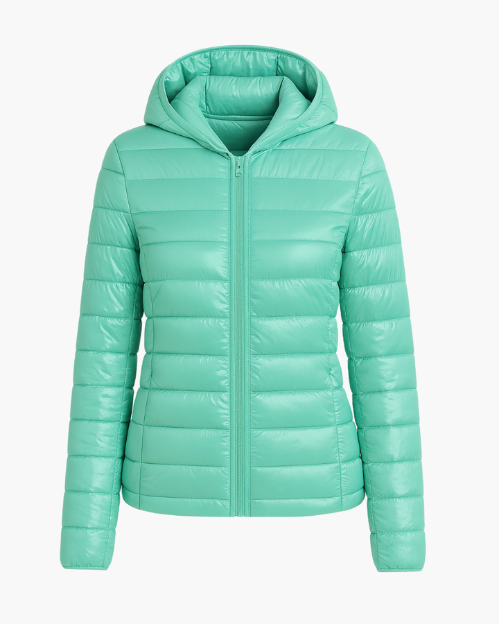 Leichte Steppjacke mit Kapuze