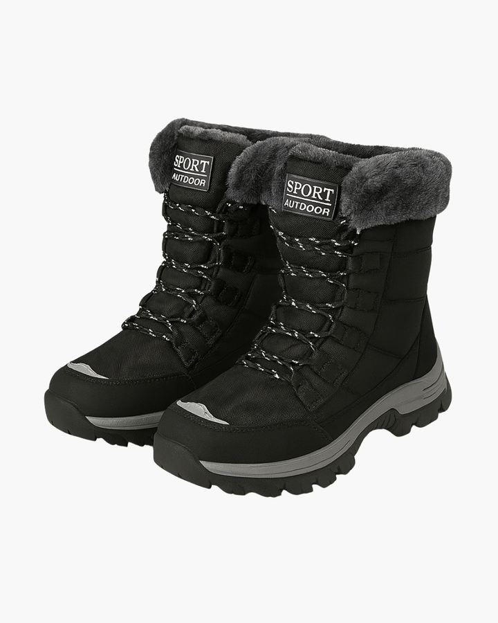Gefütterte Schneestiefel mit rutschfester Sohle