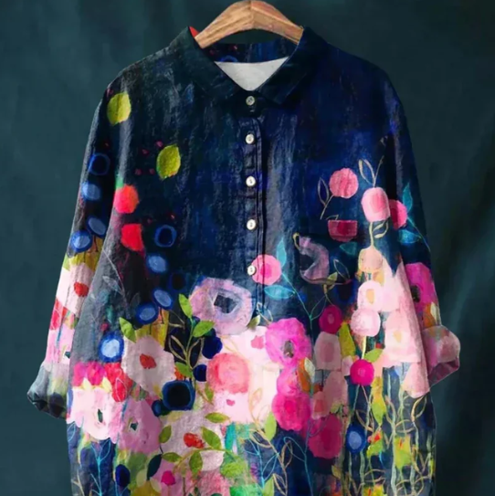 Anita Französische Vintage-Bluse Damen | Elegante Bluse