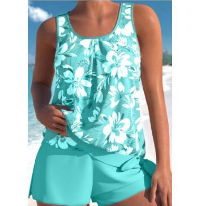 Damen Tankini Florale Bademode