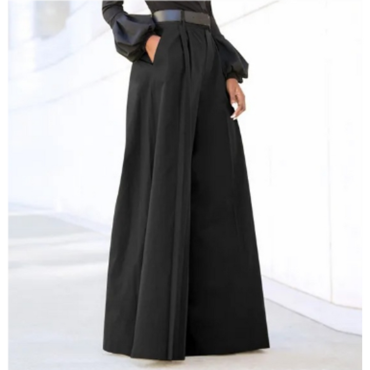 Palazzohose Damen mit weitem Bein