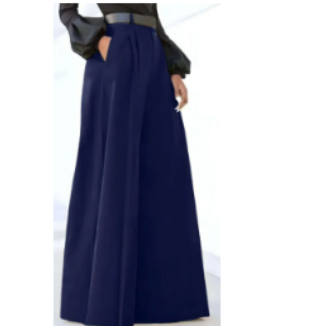 Palazzohose Damen mit weitem Bein