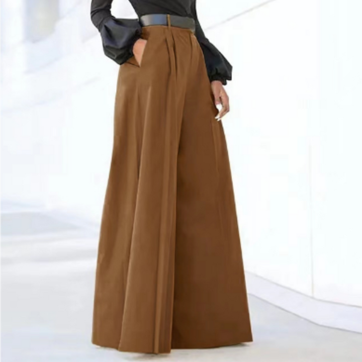 Palazzohose Damen mit weitem Bein