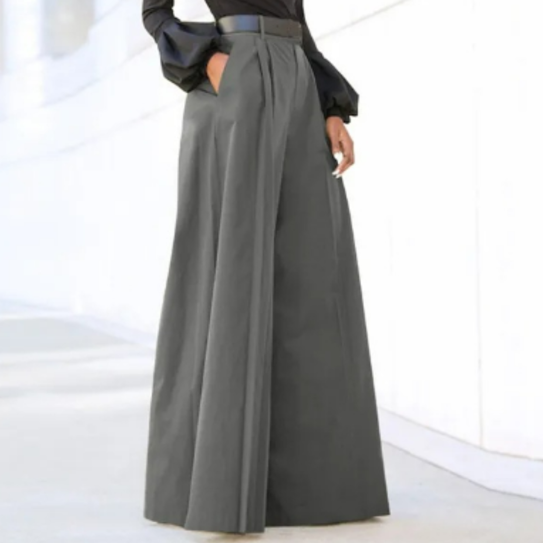 Palazzohose Damen mit weitem Bein
