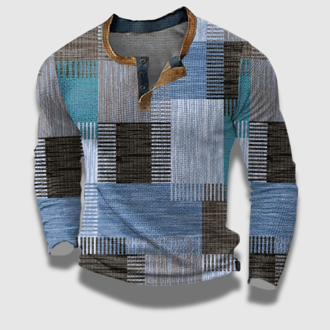 Maglia Uomo Classica Mezza Zip Collo Alto