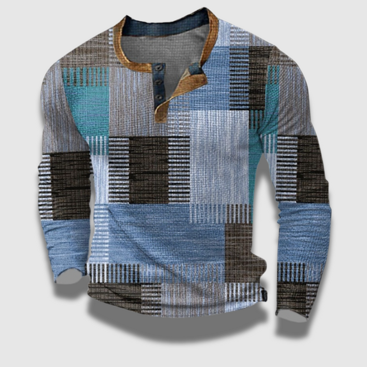 Maglia Uomo Classica Mezza Zip Collo Alto