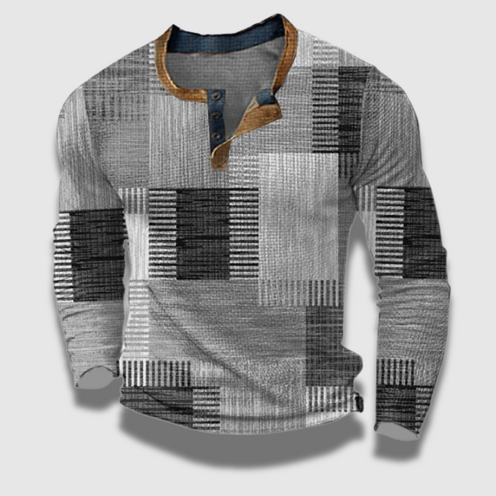 Maglia Uomo Classica Mezza Zip Collo Alto