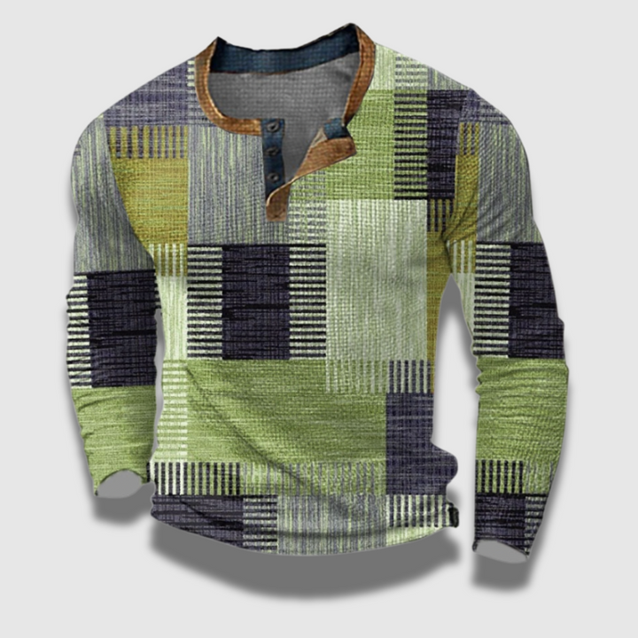 Maglia Uomo Classica Mezza Zip Collo Alto