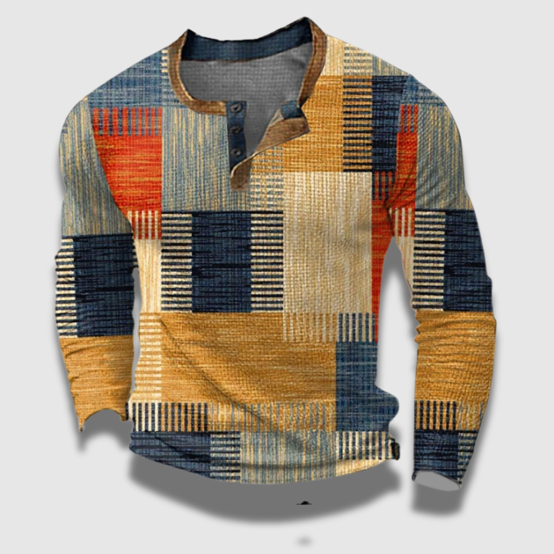 Maglia Uomo Classica Mezza Zip Collo Alto - Vesarelli
