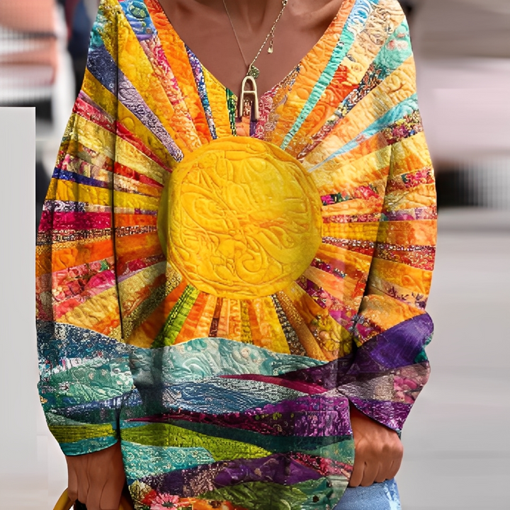 Sidonie - Farbige Bluse für Damen